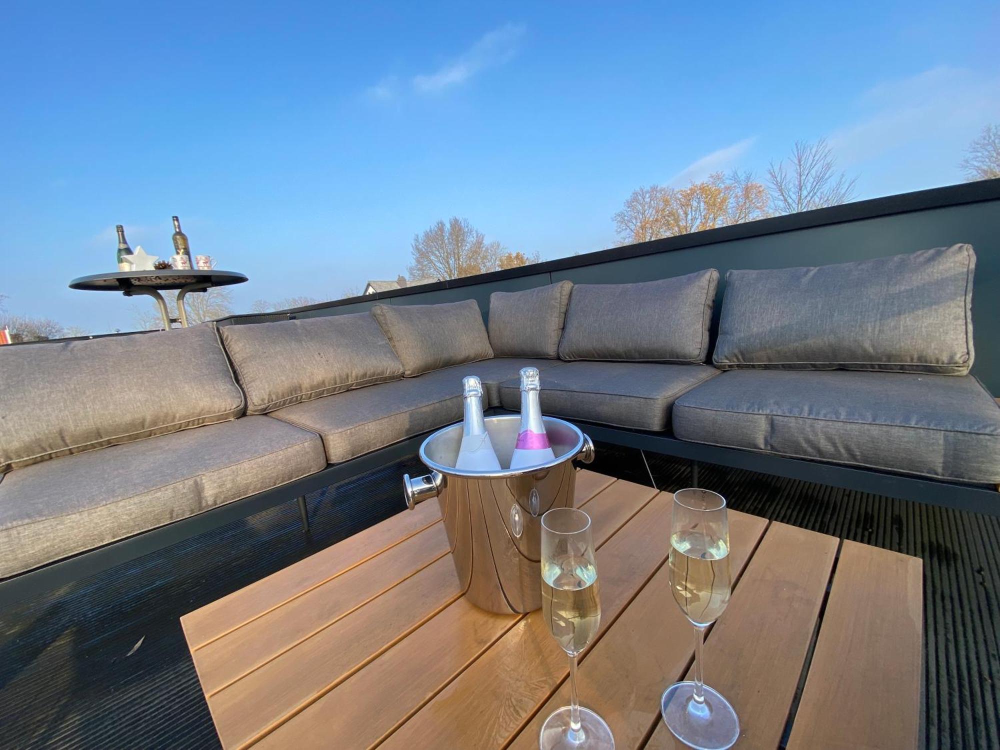 Green Villa In Bester Lage - Dachterrasse Mit Meerblick - Grosser Eingezaeunter Garten - Kinderfreundlich - Hunde Inklusive - 4 Sterne Resort - Direkt Am Strand - Pool Inklusive Hulshorst Dış mekan fotoğraf